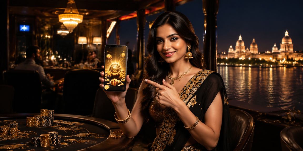 Young Indian player registering on mobile casino app